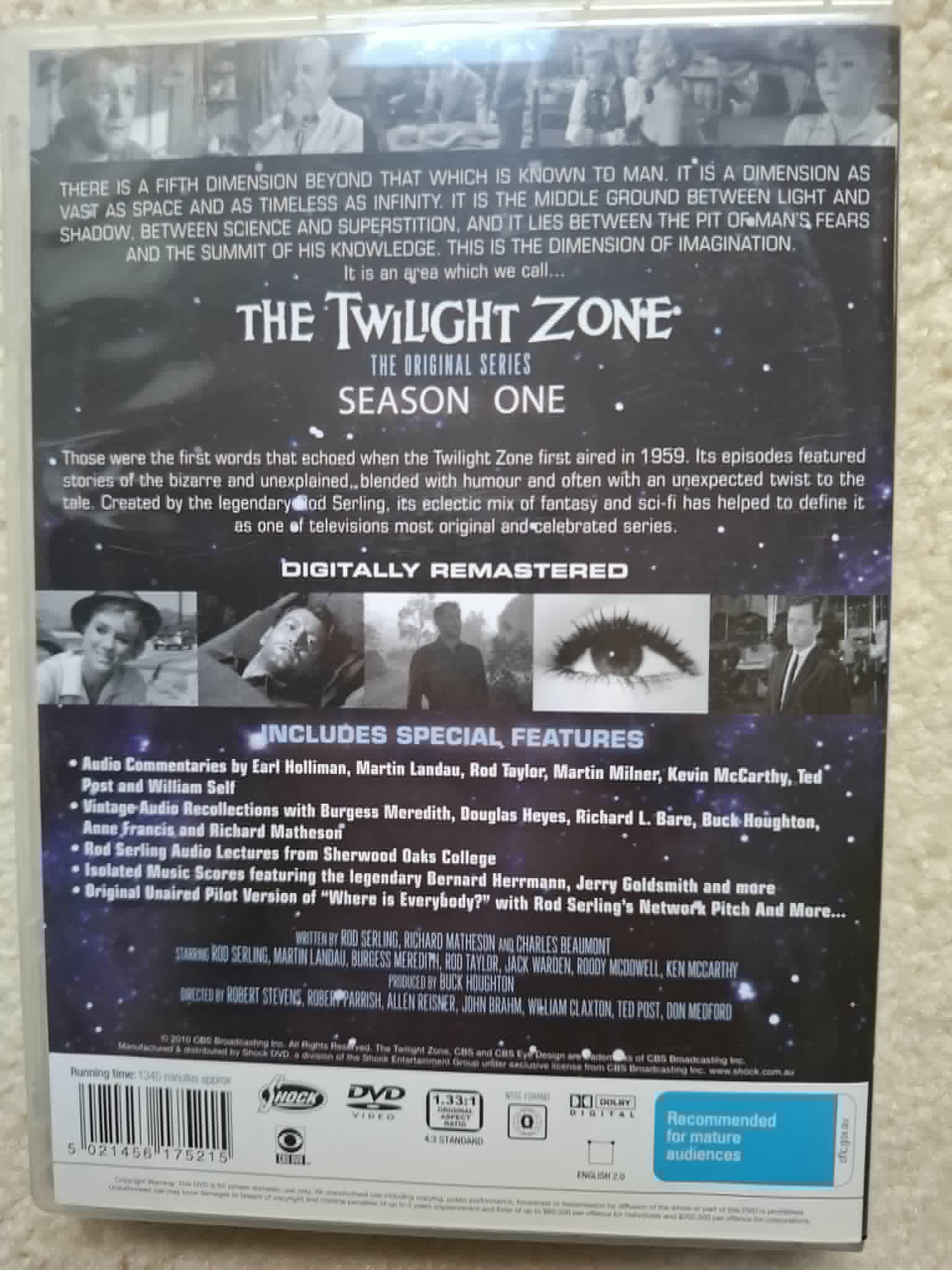 Twilight Zone - Original Series, Season 1 (6DVD) Near Mint
