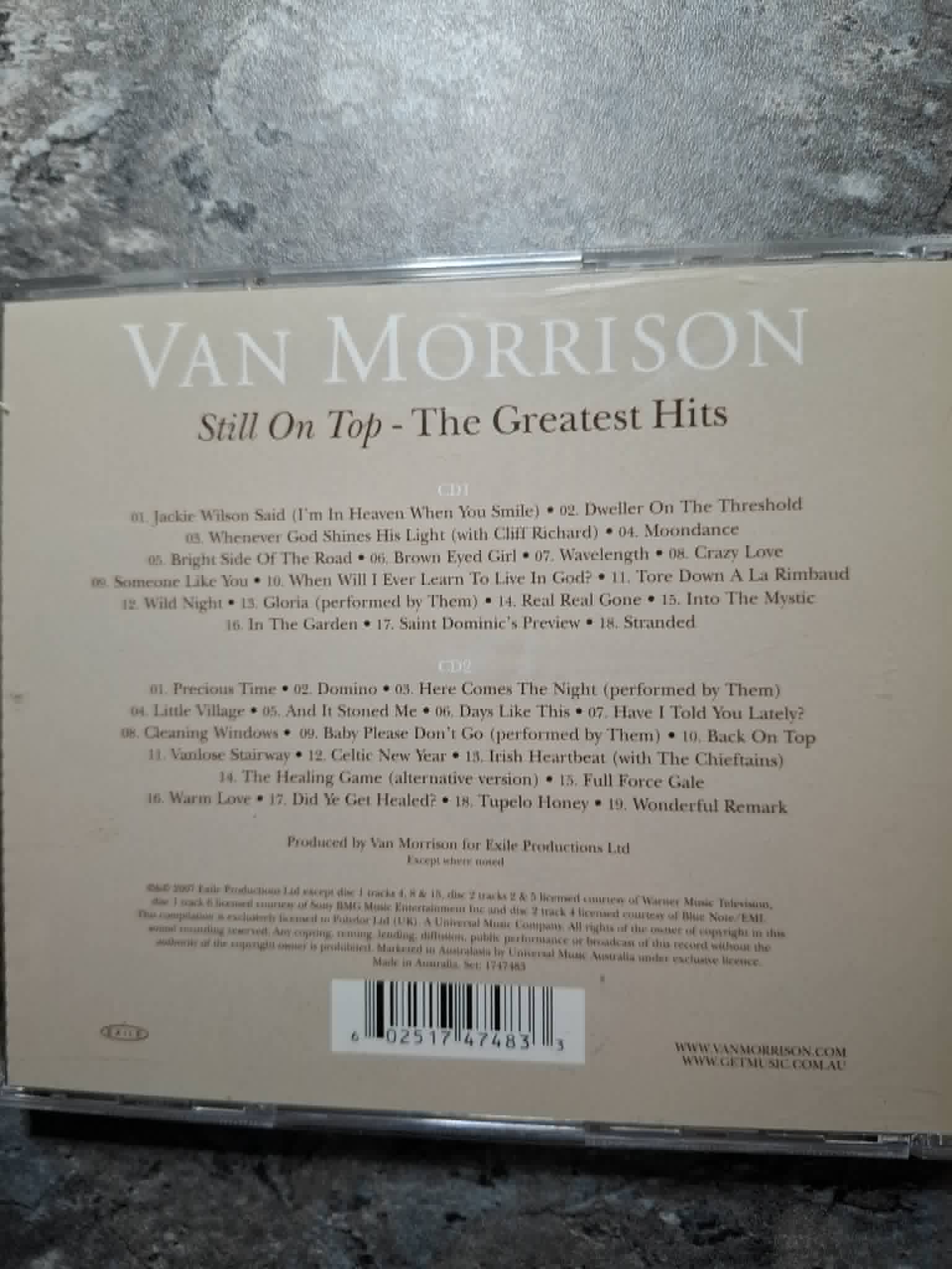 Van Morrison "Still On Top, Greatest Hits" 2CD