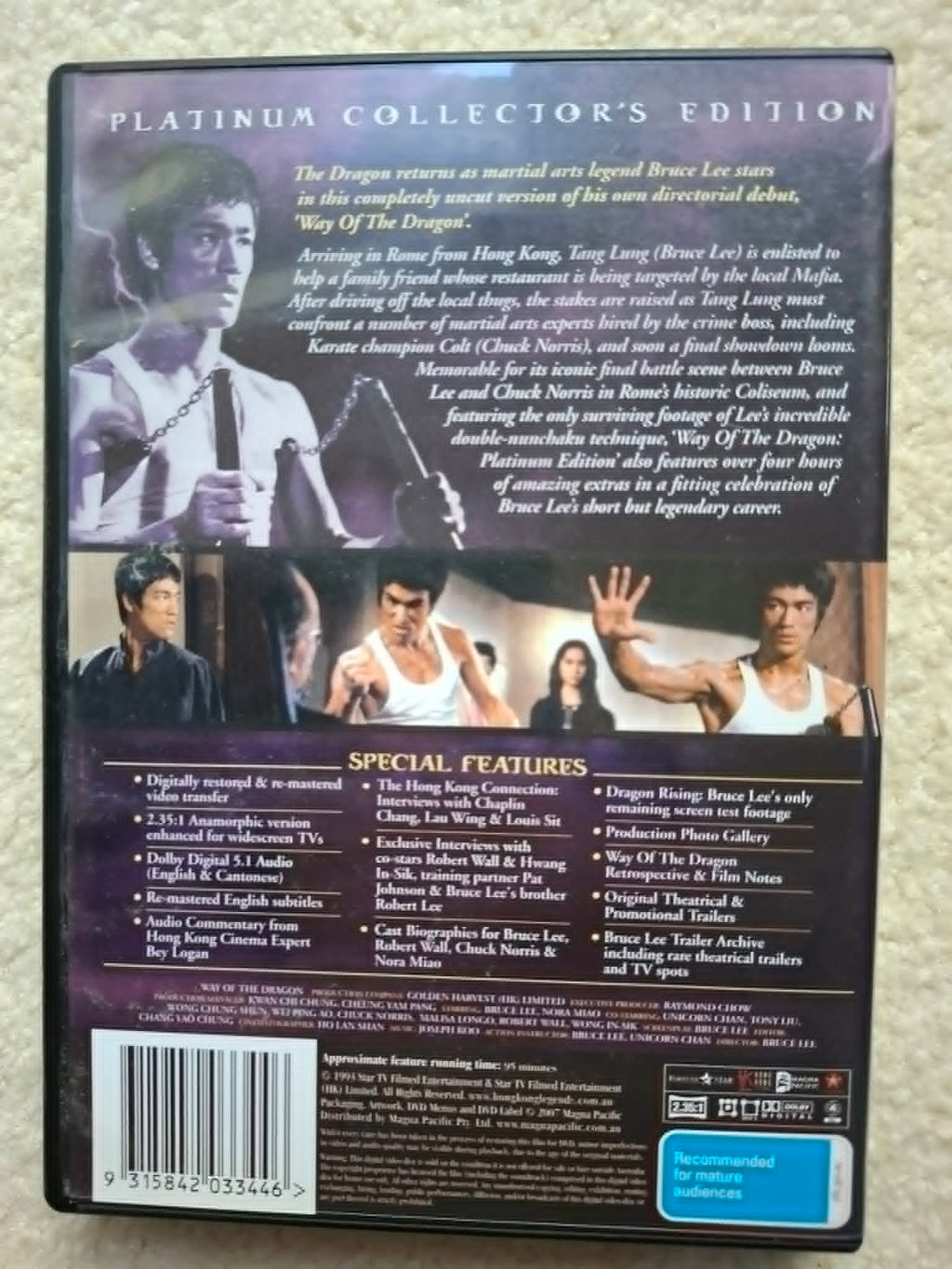 Bruce Lee - Way Of The Dragon (2DVD Platinum Edition)