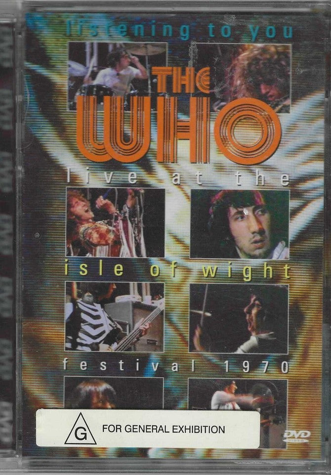 The Who "Live At The Isle Of Wight Festival 1970" DVD NEW