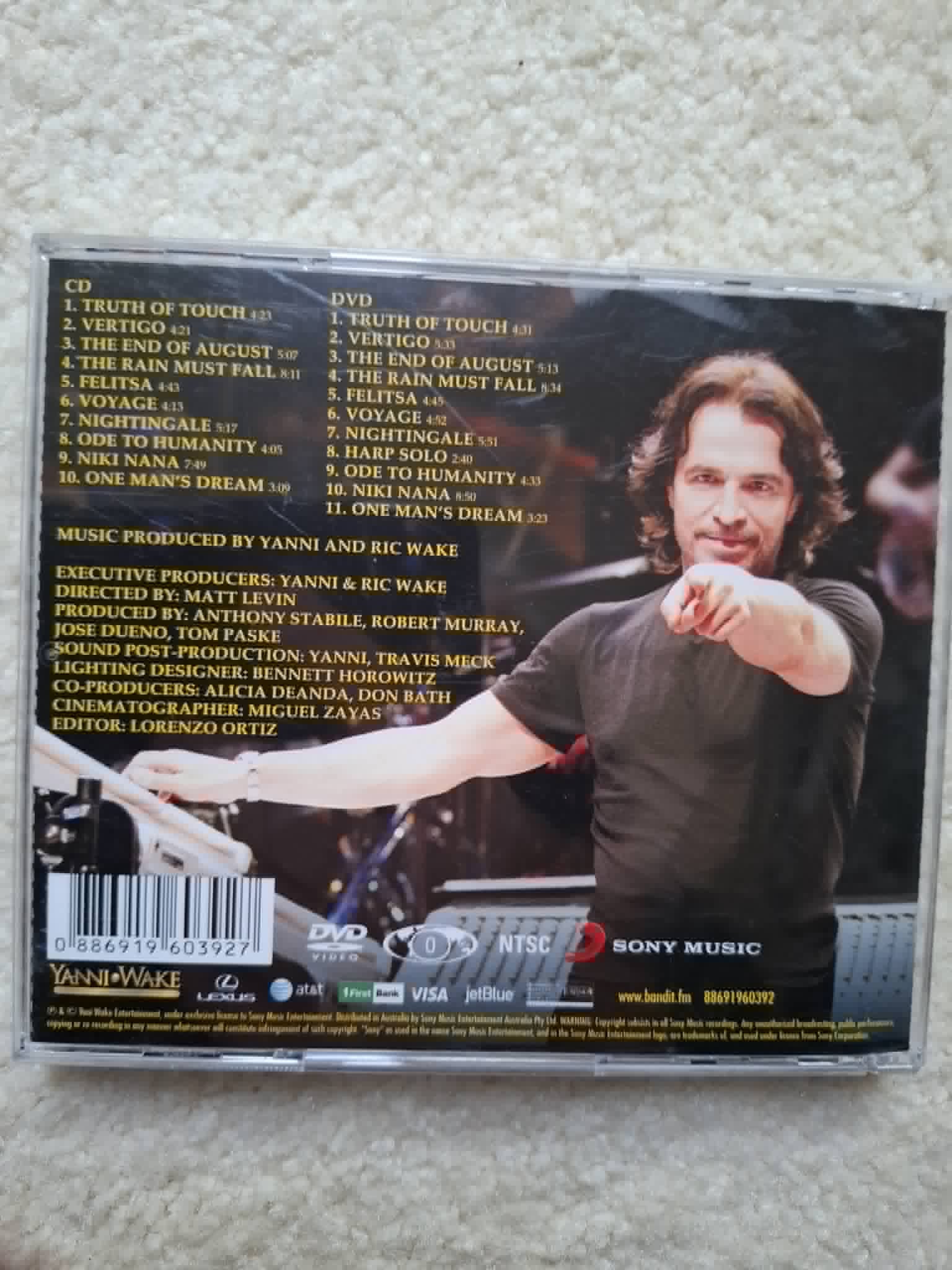Yanni "Live At El Morro, Puerto Rico" CD + DVD